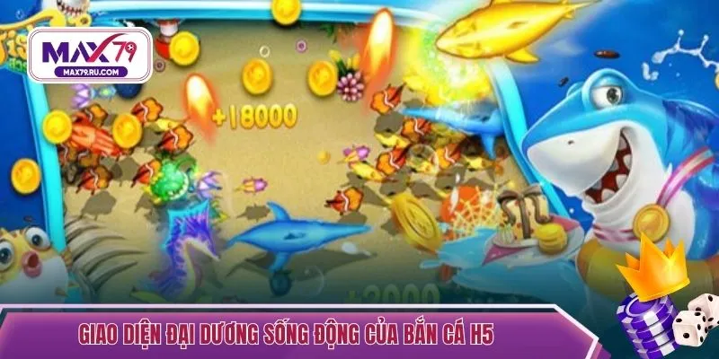 Giao diện đại dương sống động của bắn cá H5
